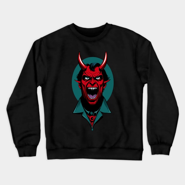 The devil Crewneck Sweatshirt by HeichousArt